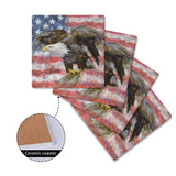 American Eagle Ceramic Coaster Set