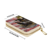 American Eagle Zipper Card Holder