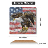 American Eagle Ceramic Coaster Set