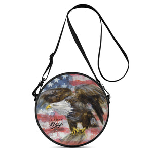 American Eagle Round Satchel Bag