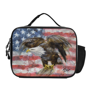 American Eagle Leather Lunch Bag
