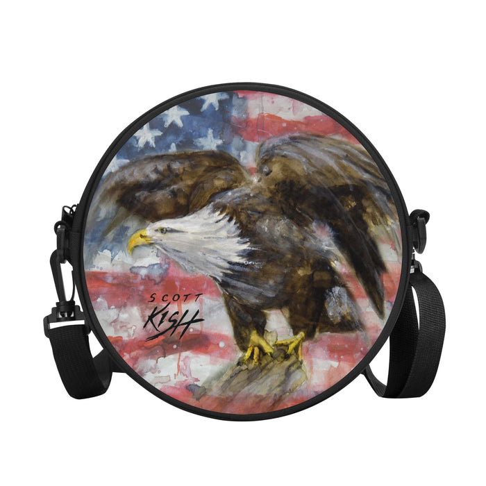 American Eagle Round Satchel Bag