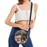 American Eagle Round Satchel Bag