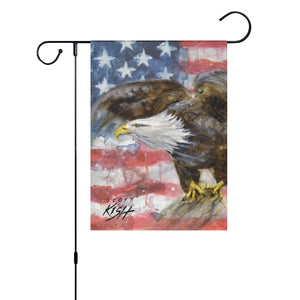 Garden American Eagle  Flag