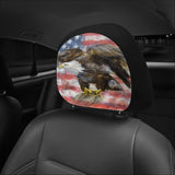 American Eagle Car Headrest Covers