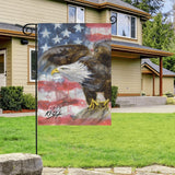 Garden American Eagle  Flag