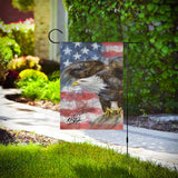Garden American Eagle  Flag