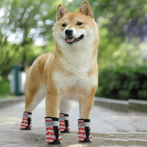 American Flag Non Slip Dog Socks