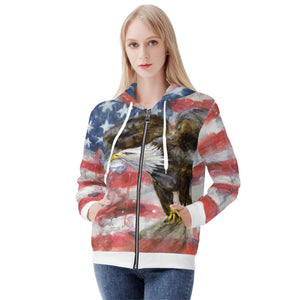 Women's American Eagle Zip Hoodie