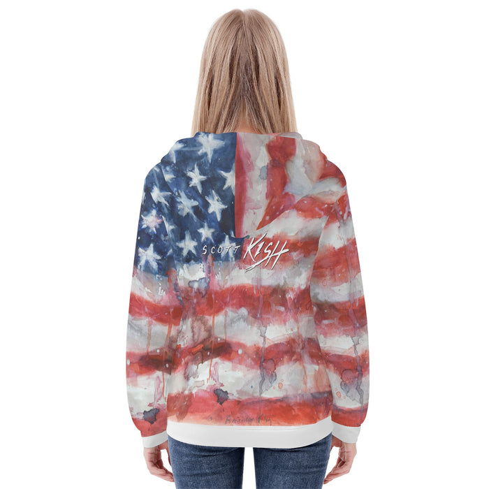Women's American Eagle Zip Hoodie