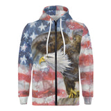 Men's American Eagle Zip Hoodie