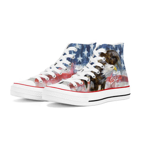 Men's American Eagle High Top Canvas Shoes