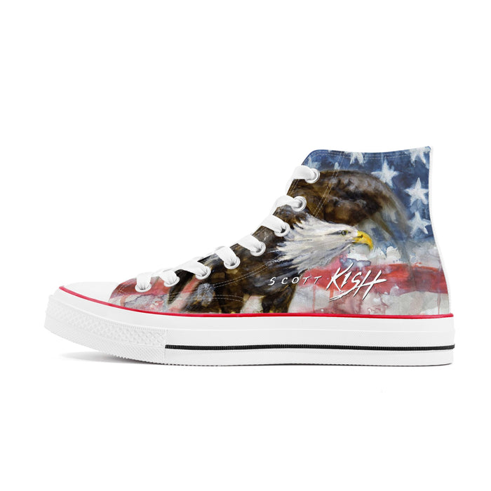 Men's American Eagle High Top Canvas Shoes