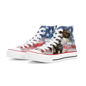 Women's American Eagle High Top Canvas Shoes