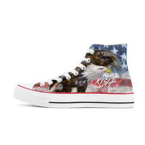 Women's American Eagle High Top Canvas Shoes