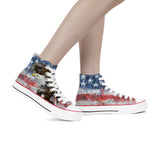 Women's American Eagle High Top Canvas Shoes