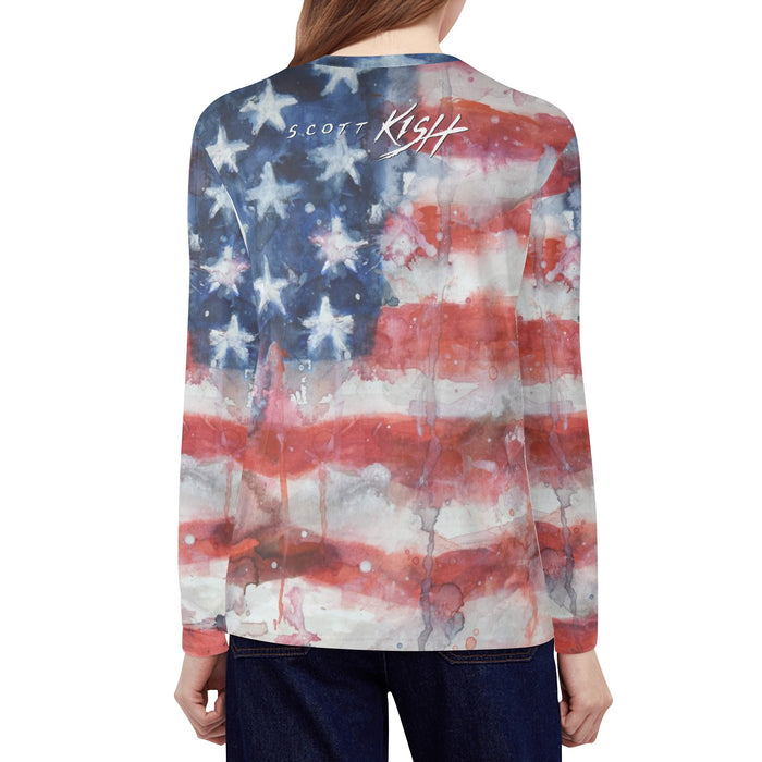 Women's American Eagle Long Sleeve T-Shirt