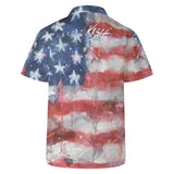 Men's American Flag Hawaiian Shirt