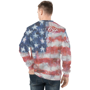 Men's American Flag Sweatshirt