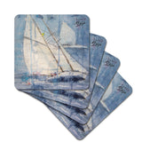Sailing Rubber Coaster Set