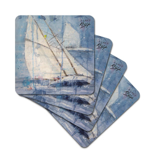 Sailing Rubber Coaster Set