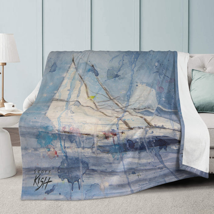 Sailing Fleece Blanket