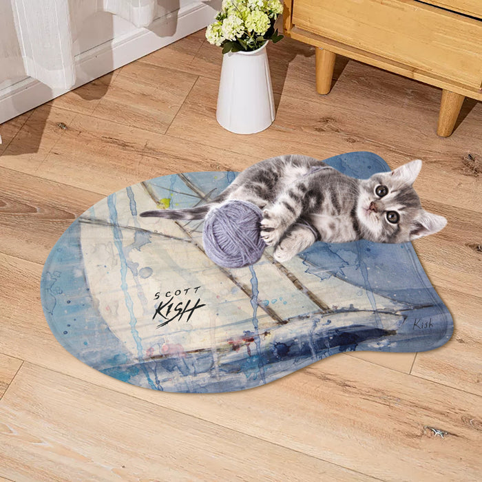 Sailing Cat Rug
