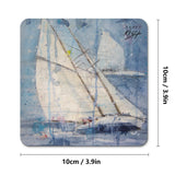 Sailing Rubber Coaster Set