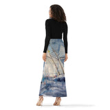 Womens Sailing Full Length Skirt