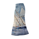 Womens Sailing Full Length Skirt