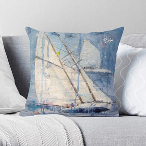 Sailing Throw Pillow Cover