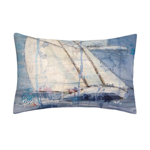 Sailing Rectangular Throw Pillow Cover