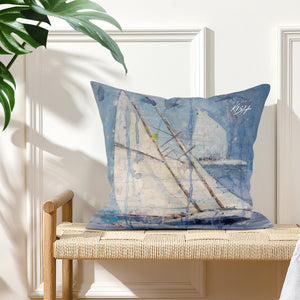 Sailing Throw Pillow Cover