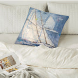 Sailing Throw Pillow Cover