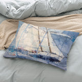 Sailing Rectangular Throw Pillow Cover