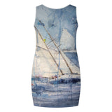 Women's Sailing Sleeveless Mini Dress