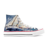 Women's Sailing High Top Canvas Shoes