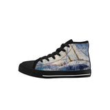 Kid's Sailing High Top Canvas Shoes