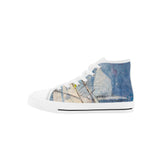 Kid's Sailing High Top Canvas Shoes