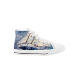 Kid's Sailing High Top Canvas Shoes