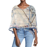 Women's Sailing Puff Sleeve Blouse