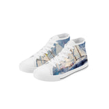 Kid's Sailing High Top Canvas Shoes