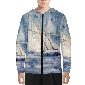 Youth Lightweight Sailing Zip Hoodie