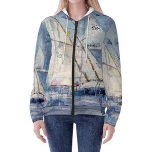 Women's Lightweight Sailing Zip Hoodie