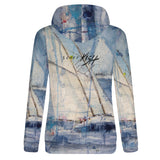 Women's Lightweight Sailing Zip Hoodie