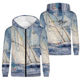 Men's Lightweight Sailing Zip Hoodie