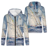 Women's Lightweight Sailing Zip Hoodie