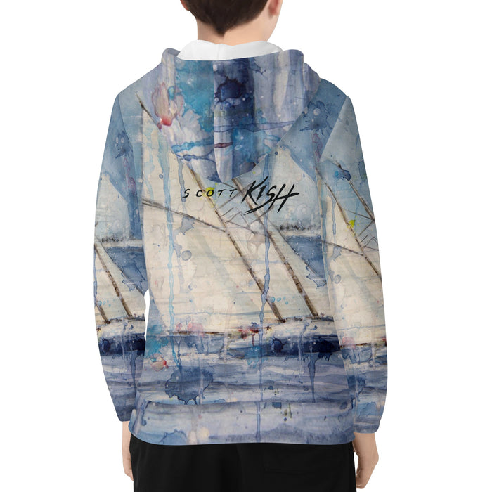 Youth Lightweight Sailing Zip Hoodie
