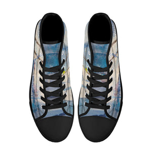 Women's Sailing High Top Canvas Shoes