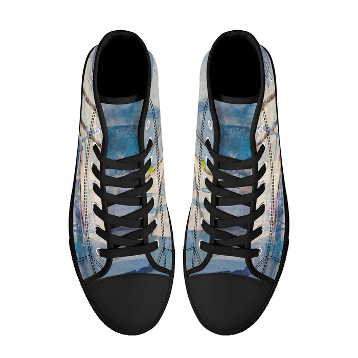 Women's Sailing High Top Canvas Shoes